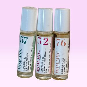 MIIM MIIC Roll-on Perfume Oil 10ml .33oz SET OF THREE NEW